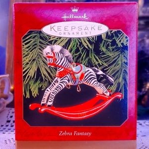 Hallmark keepsake ornament zebra fantasy